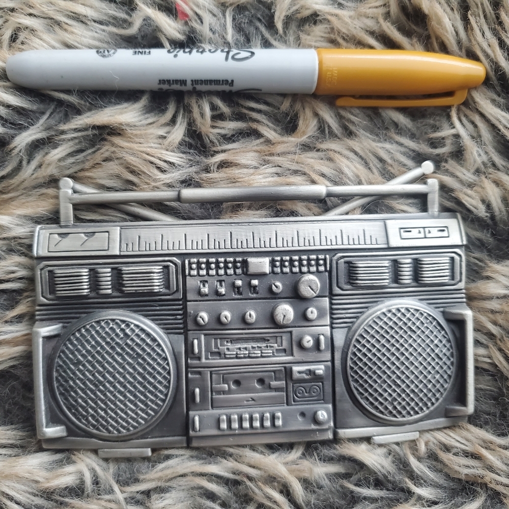 Ghetto Blaster Belt Buckle